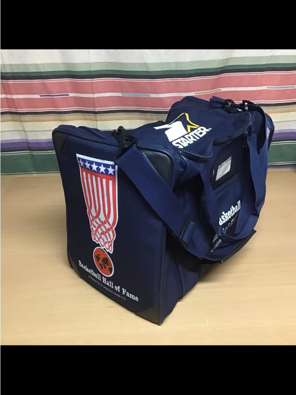 Vintage Rare Starter Basketball Hall Of Fame Duffle Bag
